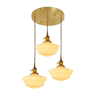 Celako™ Lattea Pendant Light | Glass Stone Bedroom Lighting