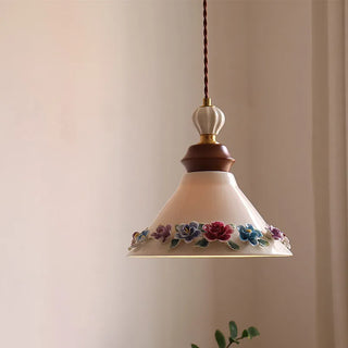 Celako™ Ceraflor Pendant Light | Ceramic Bedroom Lighting
