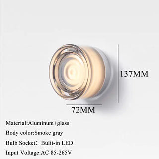 Celako™ Vitrene Wall Light | Glass Bedroom Lighting