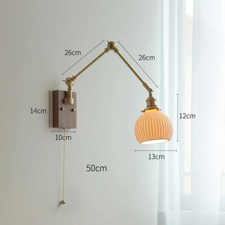 Celako™ Kirin Wall Light | Copper Bedroom Lighting