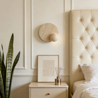 Celako™ Aurelith Wall Light | Vintage Yellow Travertine Kitchen Island Lighting