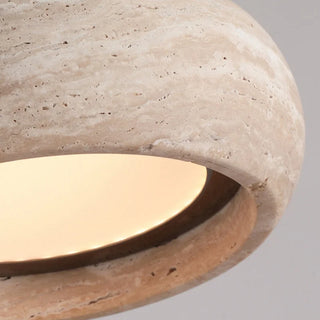 Celako™ Taverti Pendant Light | Yellow Travertine Kitchen Island Lighting
