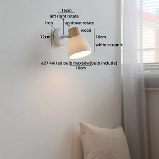 Celako™ Ceranox Wall Light | Ceramic Bedroom Lighting