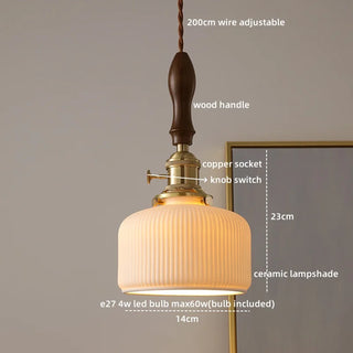 Celako™ Cerivo Pendant Light | Ceramic Dining Room Lighting
