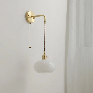 Celako™ Aureglas Wall Light | Glass Bedroom Lighting