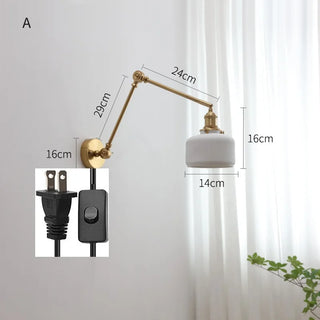 Celako™ Fermato Wall Light | Ceramic Bedroom Lighting
