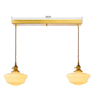 Celako™ Lattea Pendant Light | Glass Stone Bedroom Lighting