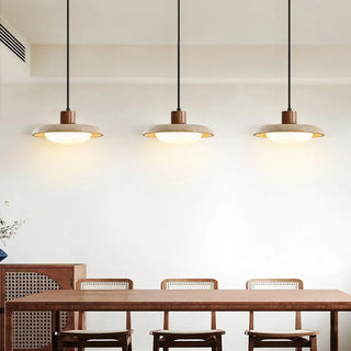 Celako™ Tuffaro Pendant Light | Yellow Travertine Japan Style