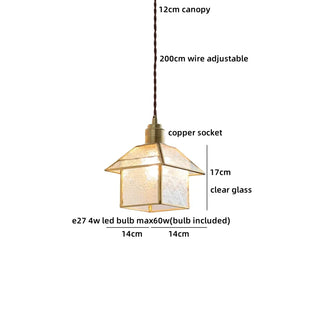 Celako™ Veritas Pendant Light | Glass Dining Room Lighting