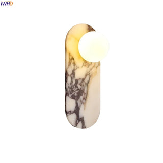 Celako™ Marmoris Wall Light | Marble Glass Living Room Lighting