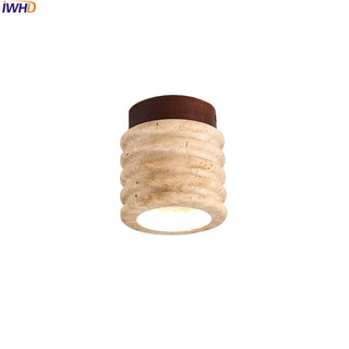 Celako™ Tivaro Ceiling Light | Travertine Hallway Lighting