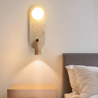 Celako™ Traverno Wall Light | Yellow Travertine Kitchen Island Lighting