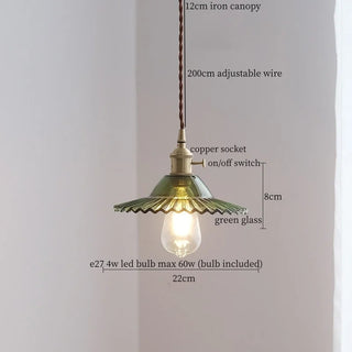 Celako™ Vitri Pendant Light | Glass Bedroom Lighting