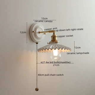 Celako™ Albaterra Wall Light | Copper Bedroom Lighting