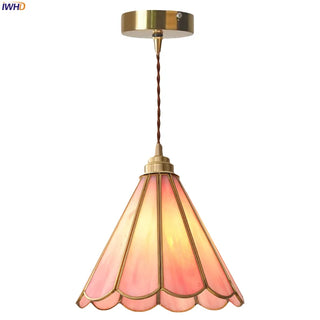 Celako™ Roseate Pendant Light | Glass Bedroom Lighting