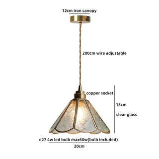 Celako™ Capiza Pendant Light | Crystal Dining Room Lighting
