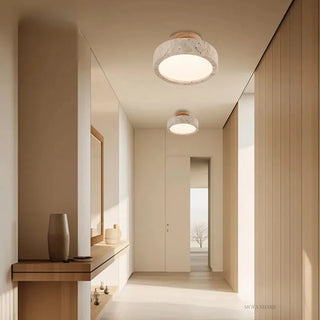 Celako™ Aurantia Ceiling Light | Yellow Travertine Kitchen Island Lighting
