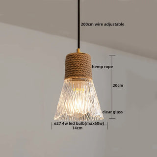 Celako™ Kiyoshi Pendant Light | Glass Dining Room Lighting