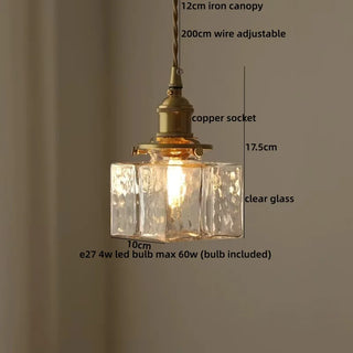 Celako™ Ampora Pendant Light | Glass Bedroom Lighting