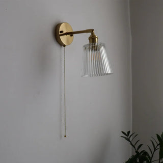 Celako™ Cuverra Wall Light | Copper Glass Living Room Lighting