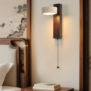 Celako™ Lithori Wall Light | Yellow Travertine Living Room Lighting