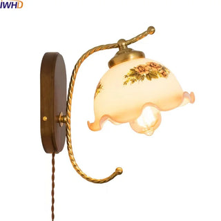Celako™ Lunova Wall Light | Glass Bedroom Lighting