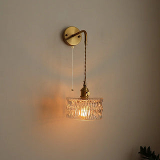 Celako™ Patinor Wall Light | Green Glass Living Room