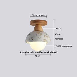 Celako™ Travira Ceiling Light | Travertine Hallway Lighting