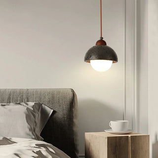 Celako™ Statera Pendant Light | Black Travertine Dining Room Lighting