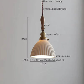 Celako™ Kaolori Pendant Light | Ceramic Bedroom Lighting