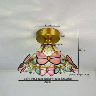 Celako™ Vitreus Ceiling Light | Glass Copper Living Room Lighting