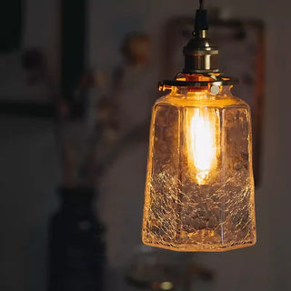 Celako™ Vitraea Pendant Light | Glass Copper Bedroom Lighting