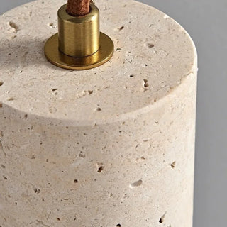 Celako™ Auratrine Pendant Light | Yellow Travertine Kitchen Island Lighting