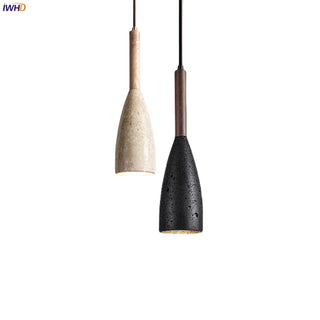 Celako™ Arborine Pendant Light | Wood Stone Kitchen Island Lighting
