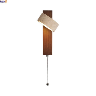 Celako™ Traverso Wall Light | Yellow Travertine Bedroom Lighting