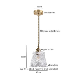 Celako™ Lucesco Pendant Light | Glass Crystal Living Room Lighting