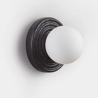 Celako™ Gravina Wall Light | Black Travertine Living Room Lighting