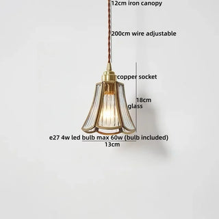 Celako™ Elverre Pendant Light | Glass Japan Style