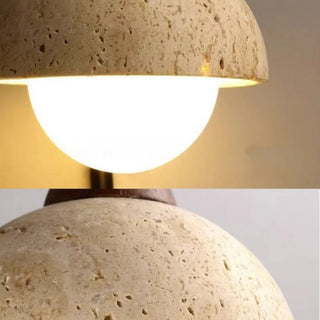 Celako™ Porosia Wall Light | Yellow Travertine Living Room Lighting