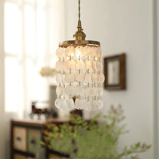 Celako™ Capizo Pendant Light | Shell Bedroom Lighting