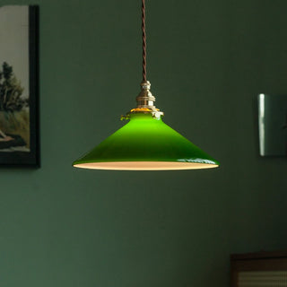 Celako™ Verdia Pendant Light | Glass Dining Room Lighting