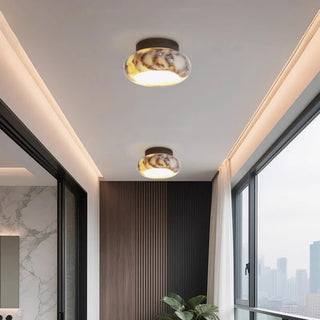 Celako™ Lapiza Ceiling Light | Marble Wabi Sabi Style Bedroom Lighting