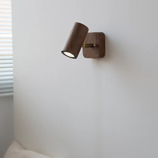 Celako™ Nocino Wall Light | Walnut Wood Bedside Lighting