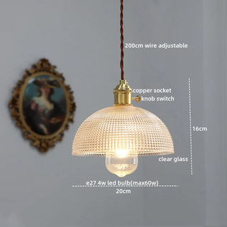 Celako™ Cuvolo Pendant Light | Glass Bedroom Lighting