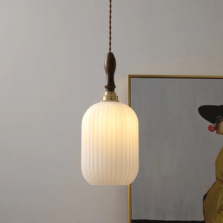 Celako™ Copelle Pendant Light | Glass Stone Bedroom Lighting