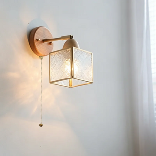 Celako™ Brasuna Wall Light | Copper Glass Japan Wabi Sabi