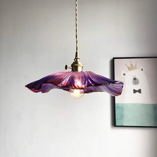 Celako™ Aureate Pendant Light | Glass Copper Glass Bedroom Lighting