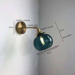 Celako™ Candescent Wall Light | Copper Bedroom Lighting