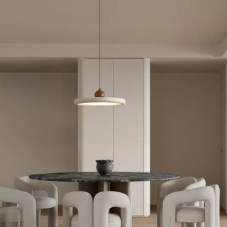 Celako™ Trevara Pendant Light | Yellow Travertine Japanese/Wabi Sabi