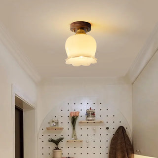 Celako™ Mokume Ceiling Light | Resin Modern Style